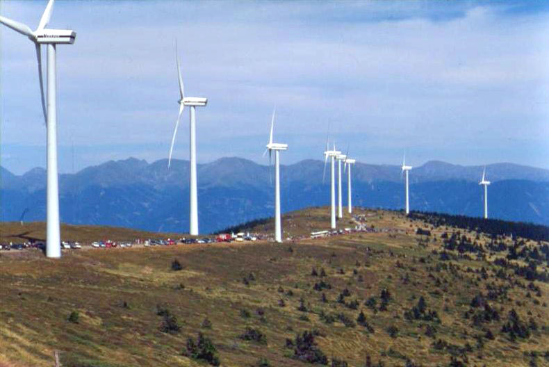 windmills Tauern wind park